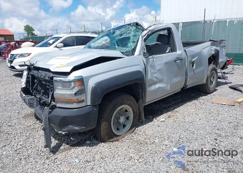 2016 Chevrolet Silverado 1500 Ls/Wt из США, поврежденный, VIN 1GCNKNEH3GZ212974